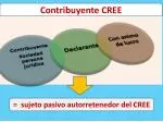 Contribuyente CREE - slide 1