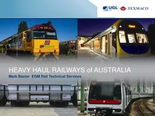HEAVY HAUL RAILWAYS of AUSTRALIA