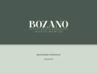 apresenta o institucional