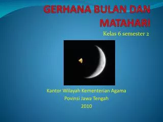 gerhana bulan dan matahari