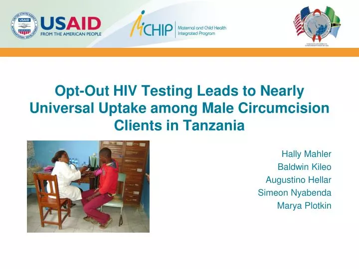 opt out hiv testing leads to nearly universal uptake among male circumcision clients in tanzania