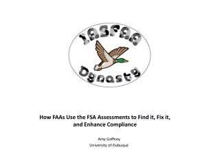 How FAAs Use the FSA Assessments to Find it, Fix it, and Enhance Compliance