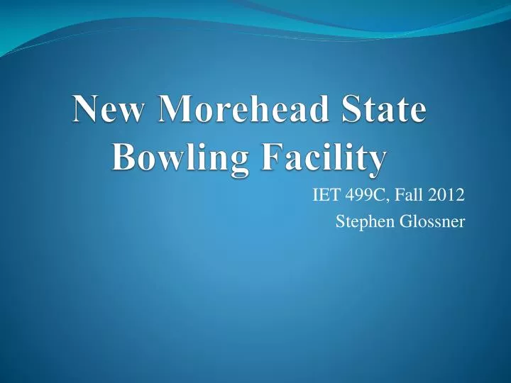 new morehead state bowling facility