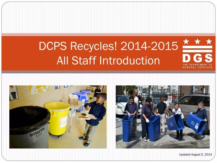 dcps recycles 2014 2015 all staff introduction
