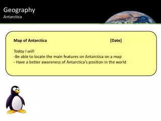 Geography Antarctica