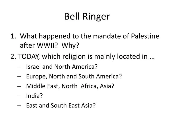 bell ringer