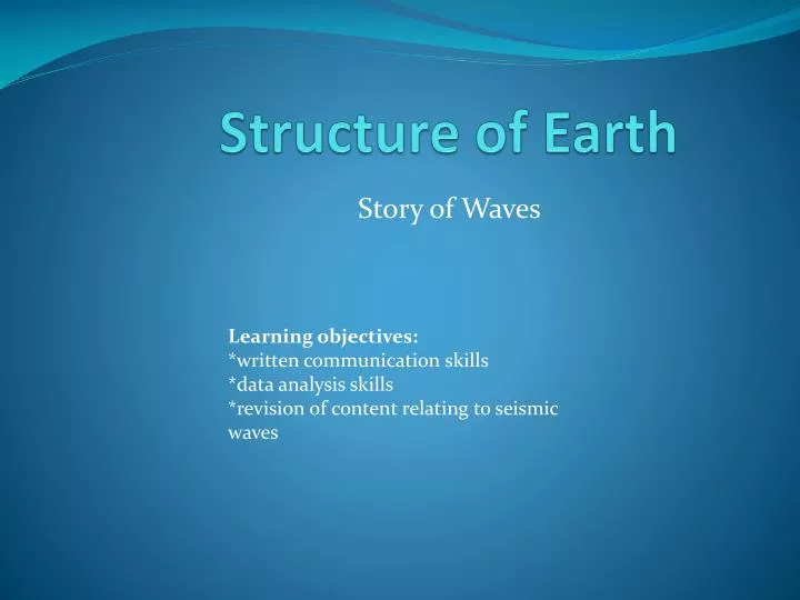 structure of earth