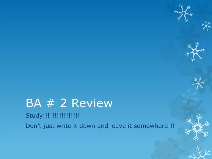 ba 2 review