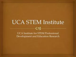 UCA STEM Institute
