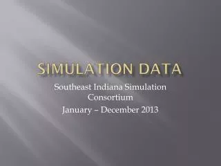 Simulation Data