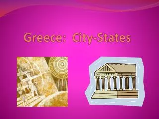 Greece: City-States