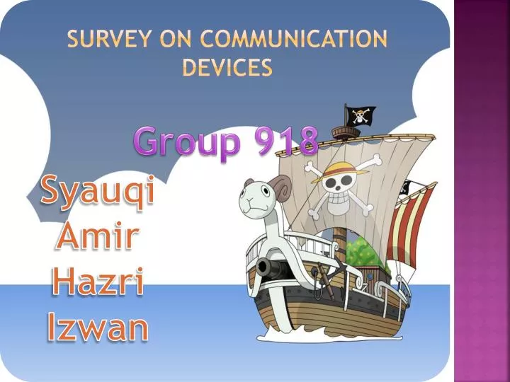 survey on communication devices