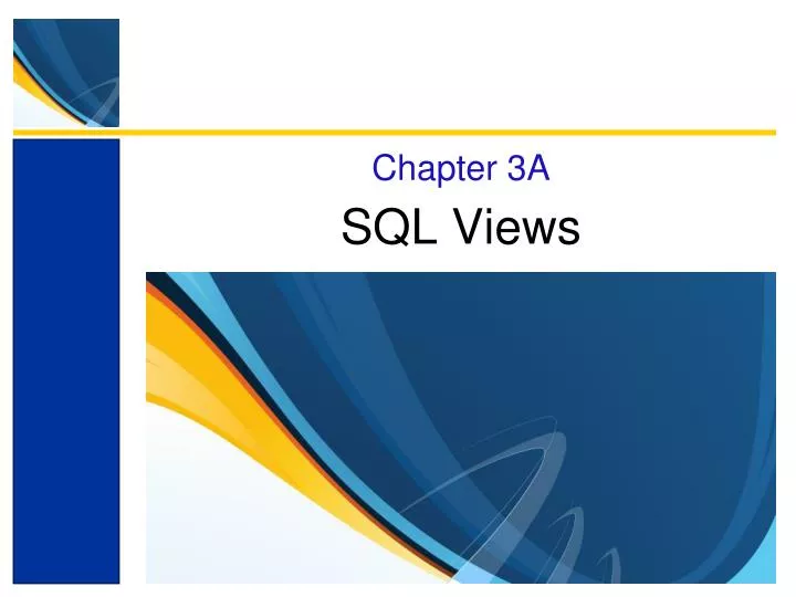 sql views