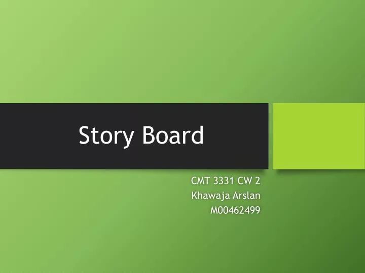 story board