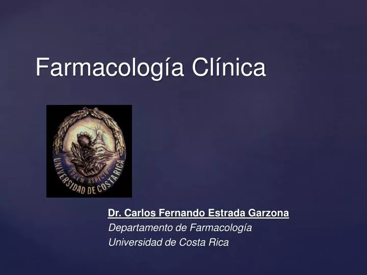 farmacolog a cl nica