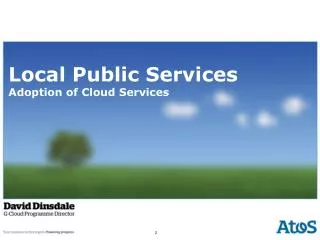 Local Public Services Adoption of Cloud Services