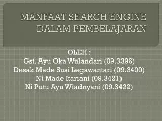 manfaat search engine dalam pembelajaran