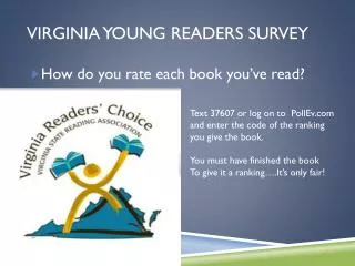 Virginia young readers survey