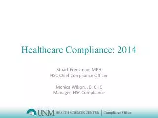 healthcare compliance 2014