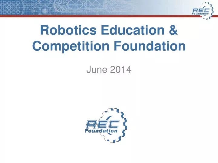 robotics education competition foundation