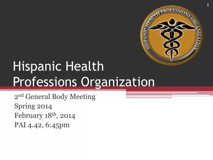 hispanic health professions organization