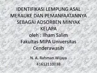 N. A. Rahman Wijaya 41612110038