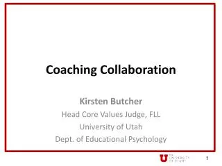 Coaching Collaboration