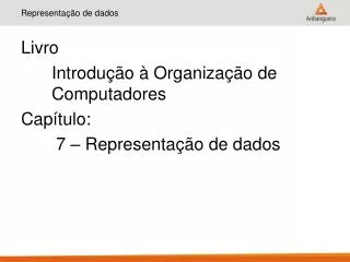 representa o de dados