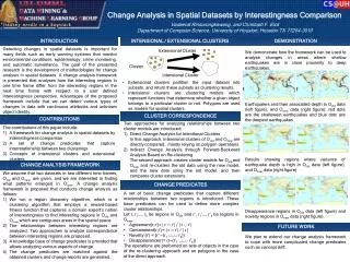 Change Analysis in Spatial Datasets by Interestingness Comparison