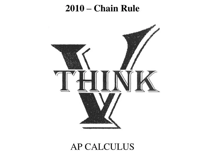 2010 chain rule
