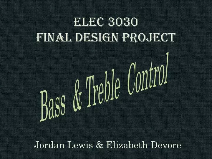 elec 3030 final design project