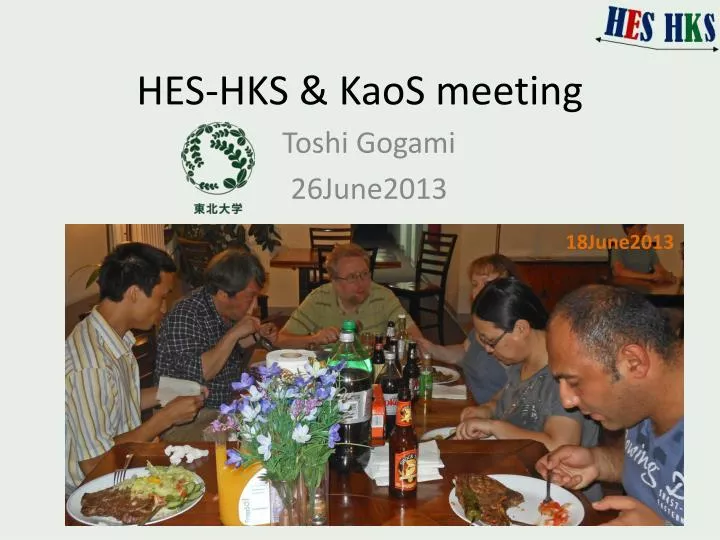 hes hks kaos meeting