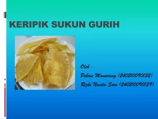 keripik sukun gurih