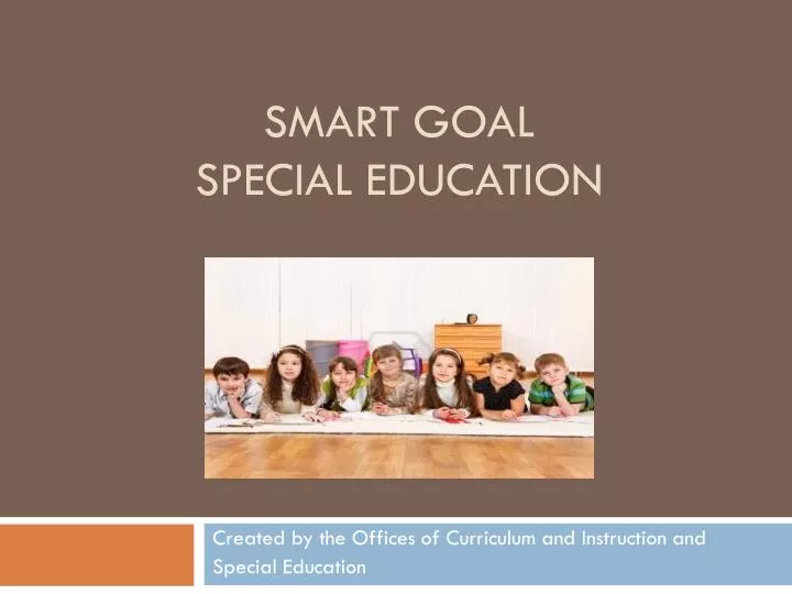 smart goal special education
