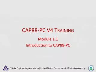 CAP88-PC V4 Training