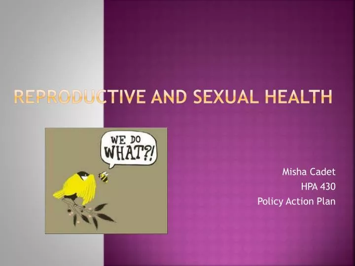 reproductive and sexual h ealth