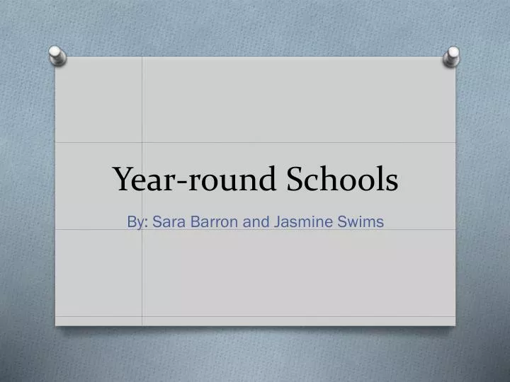 year round schools