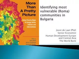 Identifying most vulnerable (Roma) communities in Bulgaria