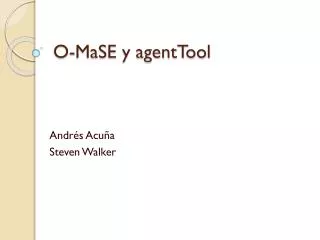 o mase y agenttool