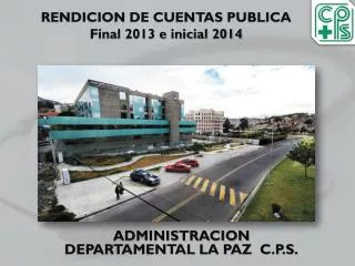 rendicion de cuentas publica final 2013 e inicial 2014