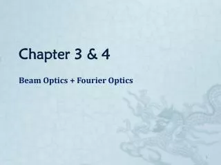 Chapter 3 &amp; 4