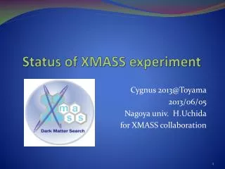 Status of XMASS experiment