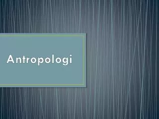 antropologi