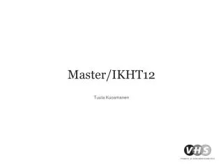 Master/IKHT12