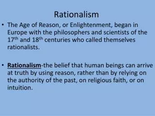 rationalism