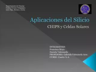 aplicaciones del silicio