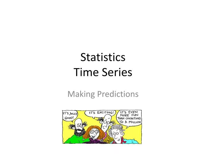 statistics time series