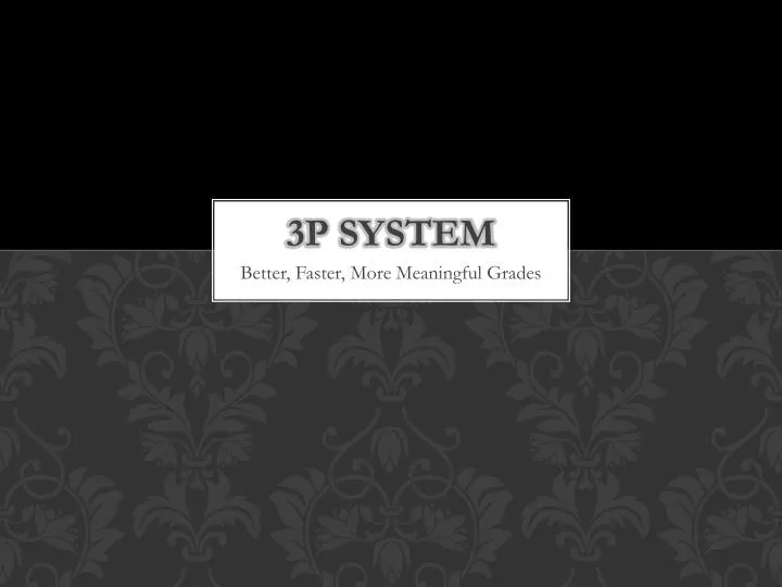 3p system
