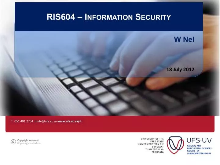 ris604 information security