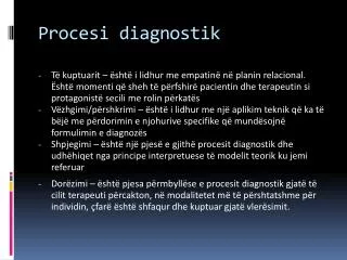 procesi diagnostik
